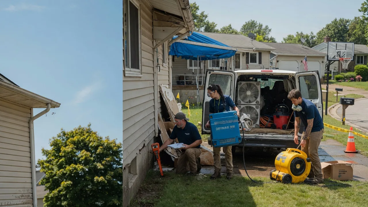 Ceiling Leak Cleanup in East Lansing, MI near me