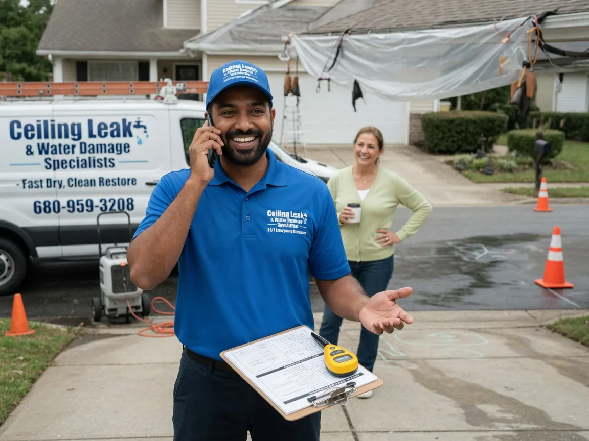 Ceiling Leak Cleanup East Lansing, MI FAQs